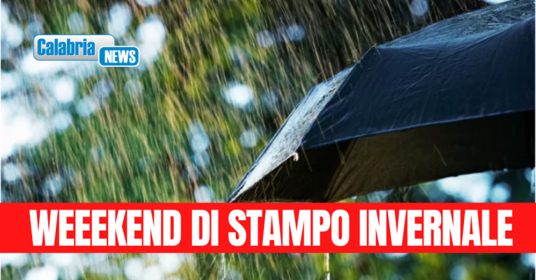 Meteo Italia, 5 giorni di maltempo: da sabato peggiora al Sud, in arrivo pioggia e neve