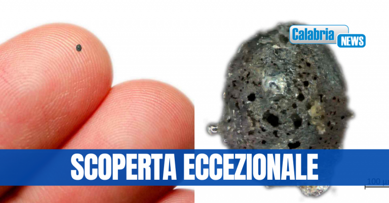 Micrometeorite da record trovata in Calabria. ‘Informazioni su materiali precedenti al sistema solare’