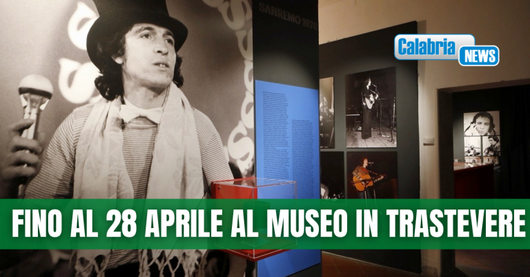 A Roma la prima mostra dedicata al cammino artistico del cantautore calabrese Rino Gaetano