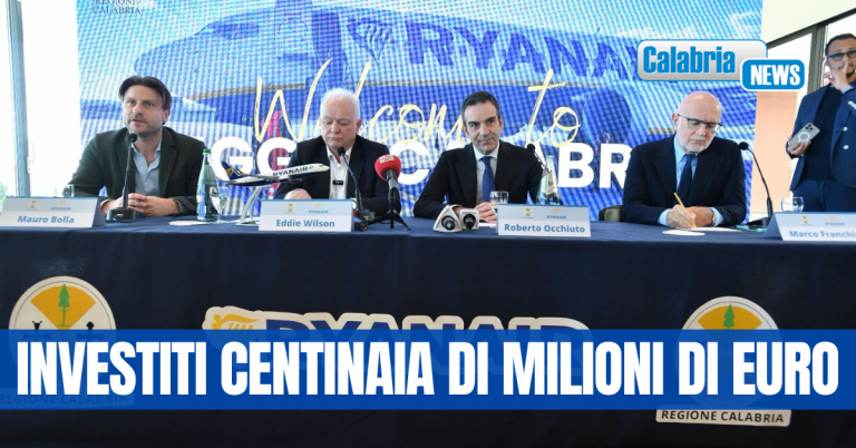 Ryanair ha presentato la nuova base di Reggio Calabria: 10 nuove rotte per l’estate 2024-ELENCO
