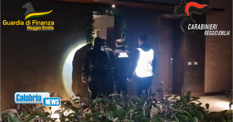 VIDEO-‘Ndrangheta: blitz a Reggio Emilia. Frodi e riciclaggio, dodici arresti