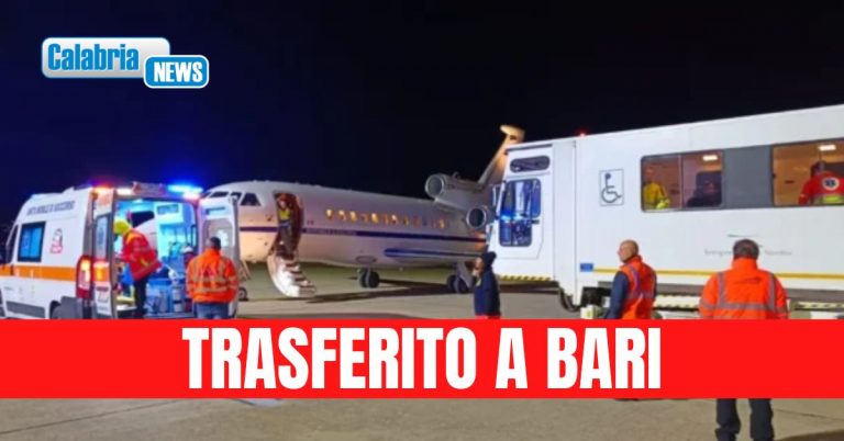 Aeronautica: volo salva vita da Reggio Calabria per un 61enne