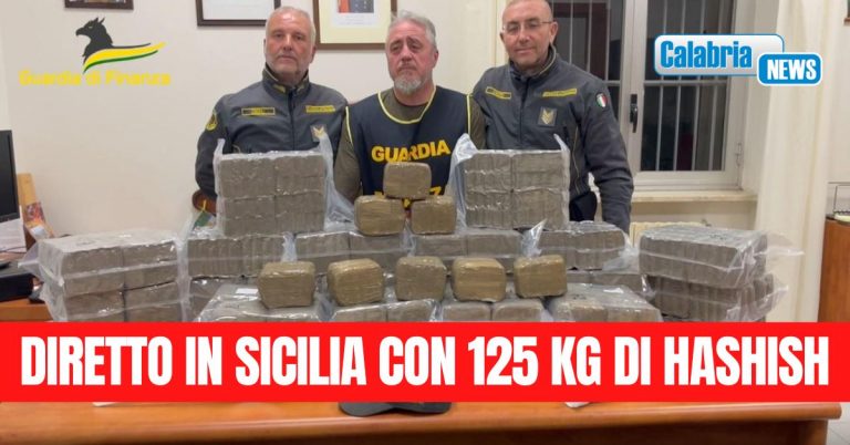 VIDEO-GdF Reggio Calabria: arrestato corriere di droga a Villa San Giovanni