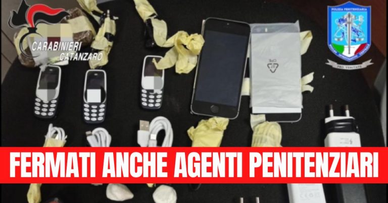 VIDEO-Cellulari e droga nel carcere di Catanzaro: I NOMI dei 26 soggetti arrestati