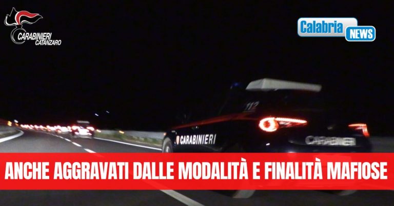 VIDEO-Estorsione, sequestro di persona, traffico di droga: 22 arresti nel Catanzarese