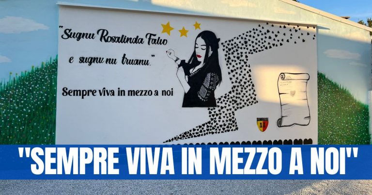 Lamezia Terme: un murale per ricordare Rosalinda Falvo