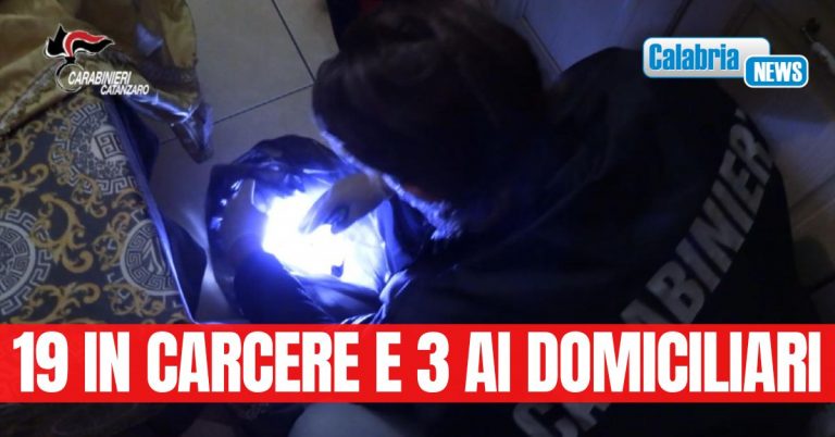 VIDEO-Operazione antindrangheta nel Catanzarese: I NOMI dei 22 soggetti arrestati