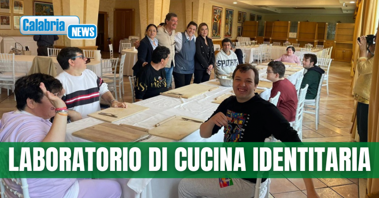 FOTO-Altomonte: da Barbieri pasta fatta in casa come esperienza inclusiva, oltre le barriere