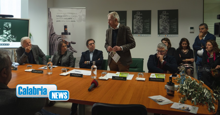 FOTO-In Cittadella presentata l’etichetta unificata Dea Carolea, marchio del Consorzio Lametia D.O.P.