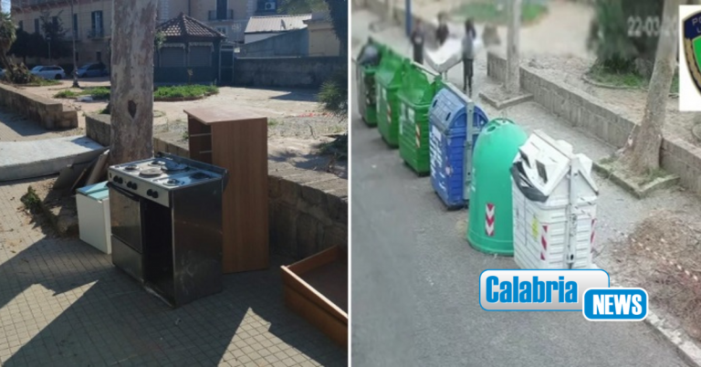 Crotone, continua la lotta contro gli ‘zozzoni’ che abbandono rifiuti ingombranti in città