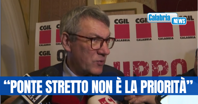 Lamezia, Landini (Cgil): ”I soldi vanno spesi per dare ospedali e cure a chi non le ha’
