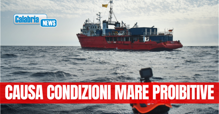 La nave umanitaria ‘Sea Eye’ andrà a Reggio Calabria con oltre 140 migranti