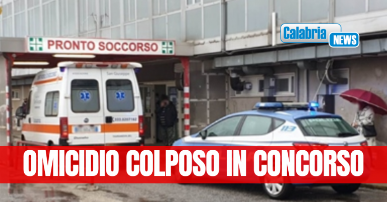 Polistena, sei medici dell’ospedale indagati per la morte sotto i ferri di un 61enne