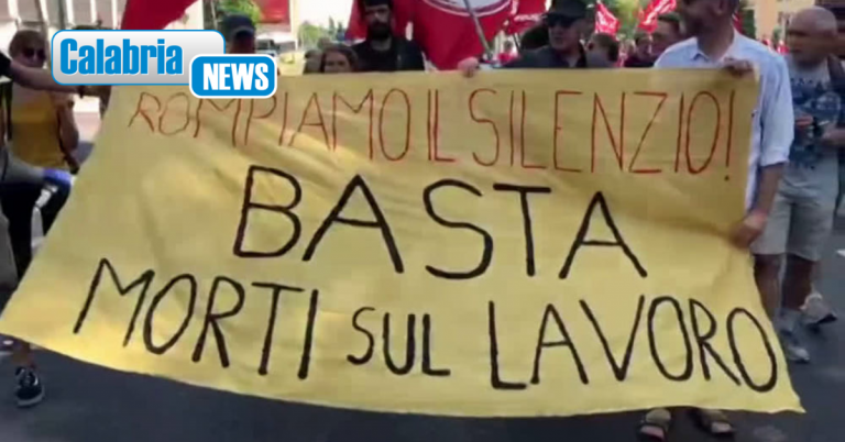 Morti sul lavoro: anche la Calabria in zona rossa, è sul podio dell’insicurezza nazionale