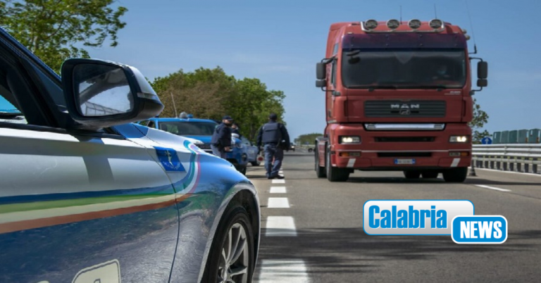 Compartimento Polizia Stradale Calabria intensifica controlli con la campagna “RoadPol Truck and Bus”