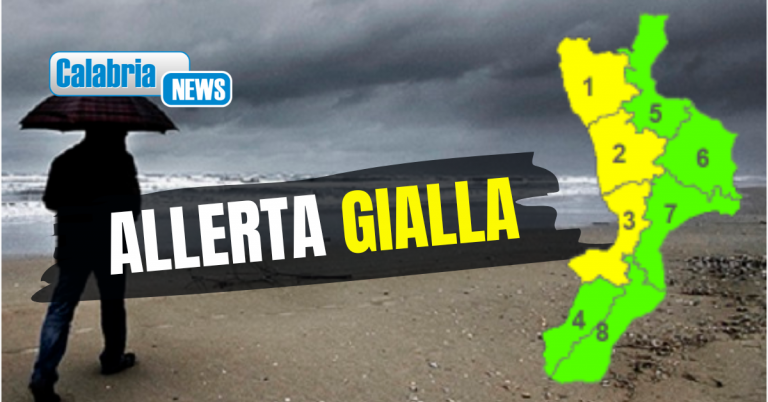Meteo Calabria, ancora piogge sparse per la giornata di mercoledì 27 marzo