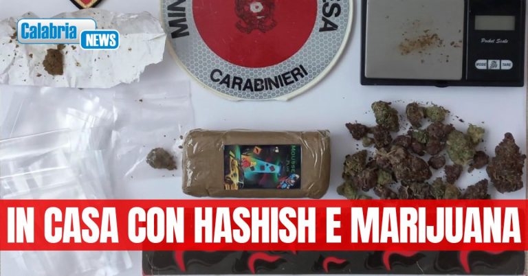 Controlli antidroga dei Carabinieri a Crotone: arrestato 24enne