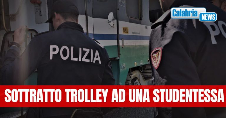 Reggio Calabria, furto a bordo di un treno: denunciato