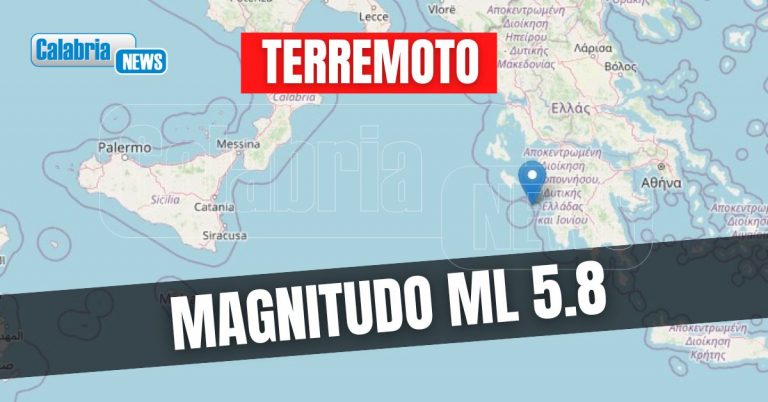 Scossa di terremoto in Grecia: avvertita anche in Calabria