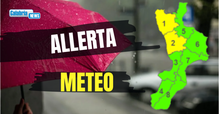 Mercoledì con tempo instabile sulla Calabria. Sul Tirreno cosentino possibili forti temporali