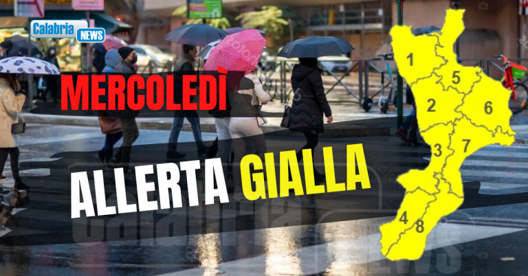 Anche nelle prossime ore pioggia e temporali sulla Calabria, in arrivo pure venti di burrasca