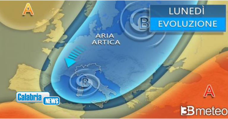 Meteo Italia, ecco le previsioni per la prossima settimana e da lunedì in Calabria torna la pioggia
