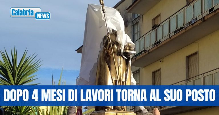 FOTO-Lamezia Terme: celebrazione del Ricollocamento della Statua di S. Nicola a Sambiase