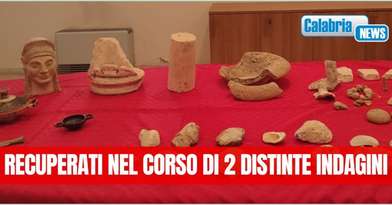 I Carabinieri Tutela Patrimonio Culturale restituiscono alla Soprintendenza 83 beni culturali sequestrati