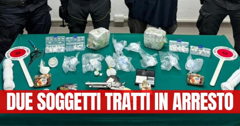 GdF Crotone: sequestrati oltre 3 kg di stupefacente e un’arma illegalmente detenuta