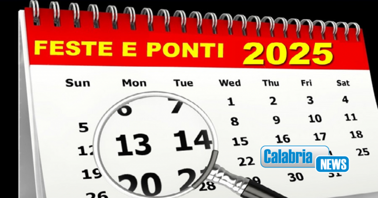 Il 2025 sarà ricco di ponti: Come fare 32 giorni di vacanza con 6 di ferie