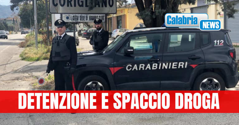 Corigliano Rossano, arrestato giovane incensurato: in auto aveva 125 dosi di hashish