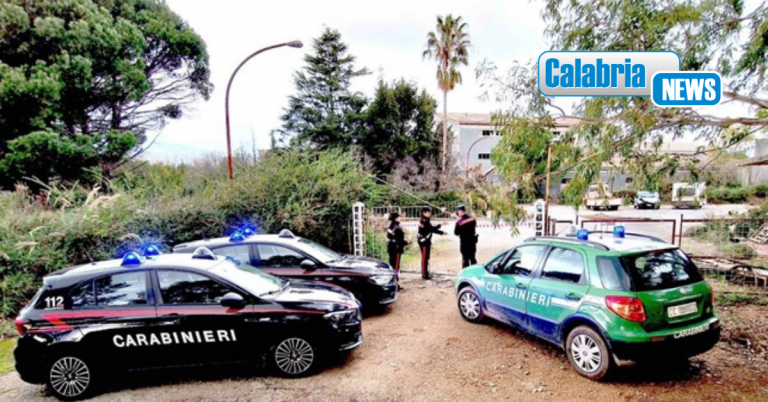 Lamezia, autodemolizione in area demaniale occupata abusivamente: 57enne denunciato