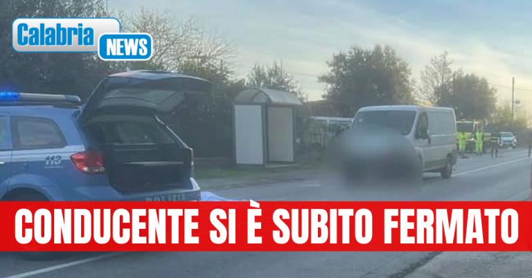 Corigliano Rossano, 85enne investita e uccisa da un furgone mentre attraversa la strada sulla 106