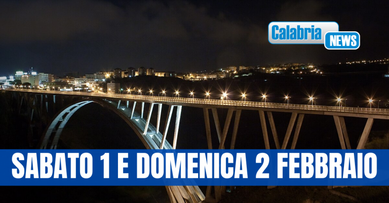 Catanzaro, per programmati lavori di “risanamento” chiusura notturna del viadotto Bisantis