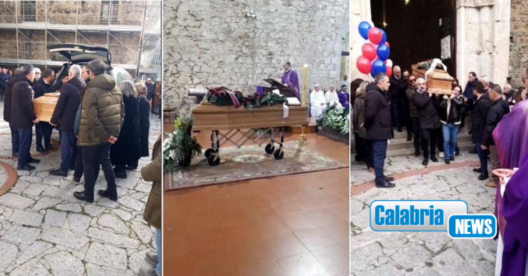 FOTO-San Giovanni in Fiore, in centinaia e con profonda commozione ai funerali di Serafino Congi