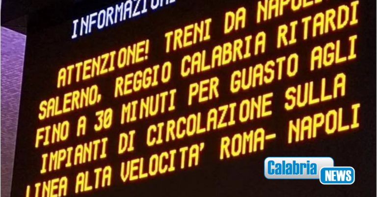 Anche oggi pesanti disagi per i viaggiatori meridionali: Fs chiede scusa per i ritardi dell’alta velocità