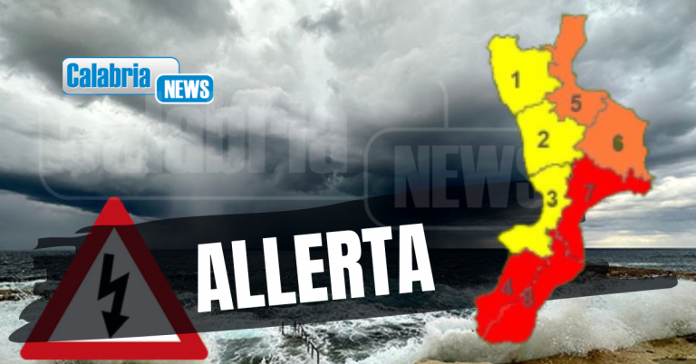 Torna il maltempo: per venerdì allerta rossa sul Reggino, arancione sul Crotonese