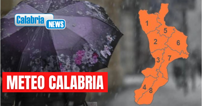 Anche sabato si resta nella morsa del maltempo: allerta arancione su tutta la Calabria