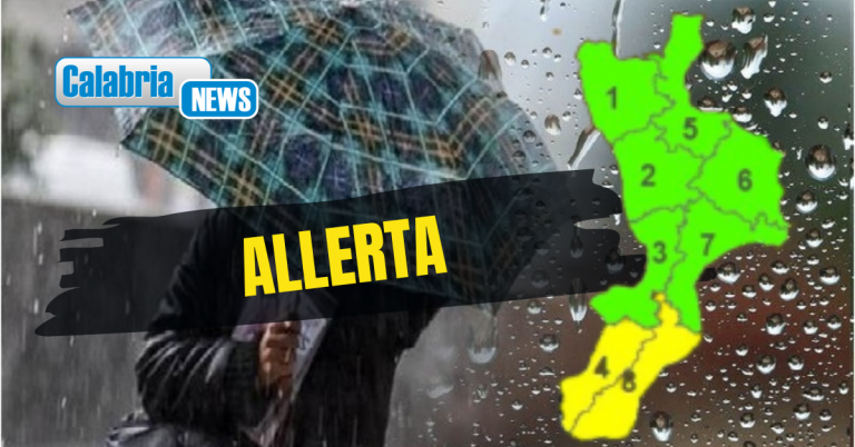 Meteo, giovedì allerta gialla per la provincia di Reggio Calabria