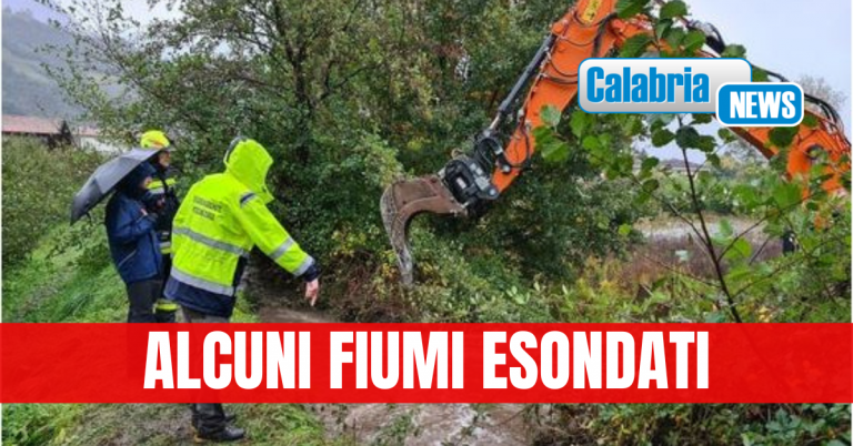 Maltempo, ProCiv Calabria: diversi interventi nelle ultime ore ma situazione in netto miglioramento