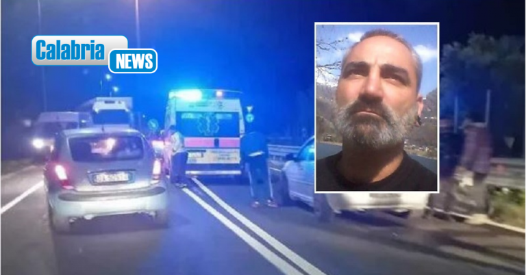 E’ spirato in ospedale il 58enne Lorenzo Vetrano investito da un’auto pirata sulla SS106 a Monasterace