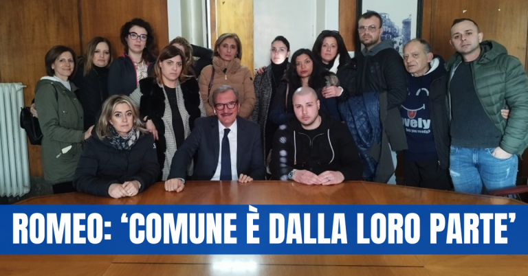 Vibo Valentia, sindaco Romeo accoglie in municipio i precari dell’Asp