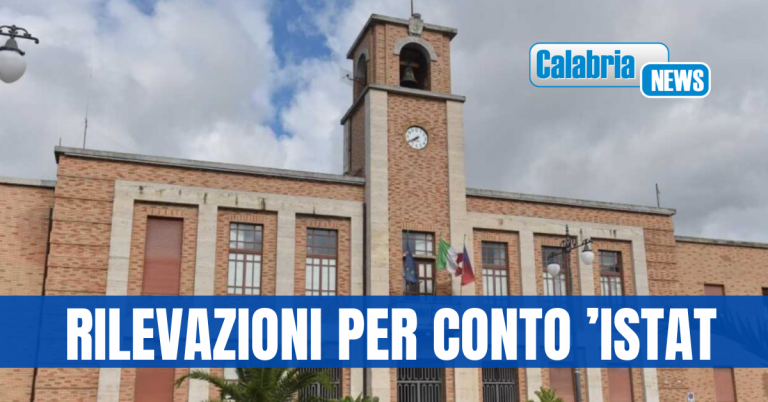 Vibo Valentia, rilevatore censuario, 30 posti al Comune. Domande di partecipazione entro il 14 febbraio