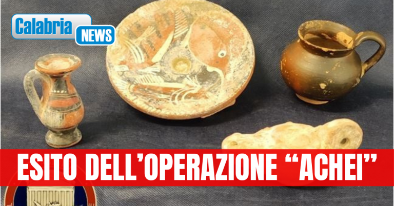 Consegnati dai Carabinieri TPC a Soprintendenze Catanzaro e Crotone preziosi reperti archeologici