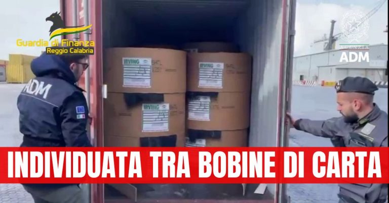 VIDEO-Gioia Tauro, Guardia Finanza e Agenzia Dogane sequestrano 110 kg di cocaina