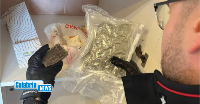 Amantea, detenzione e spaccio: 51enne arrestato, in casa aveva oltre mezzo chilo di droga
