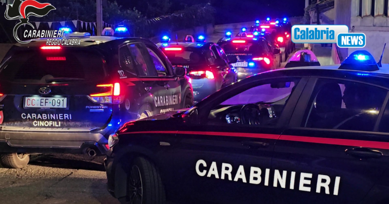 Reggio Calabria, vasta operazione dei Carabinieri ad ‘Arghillà’: smantellato traffico droga e auto rubate