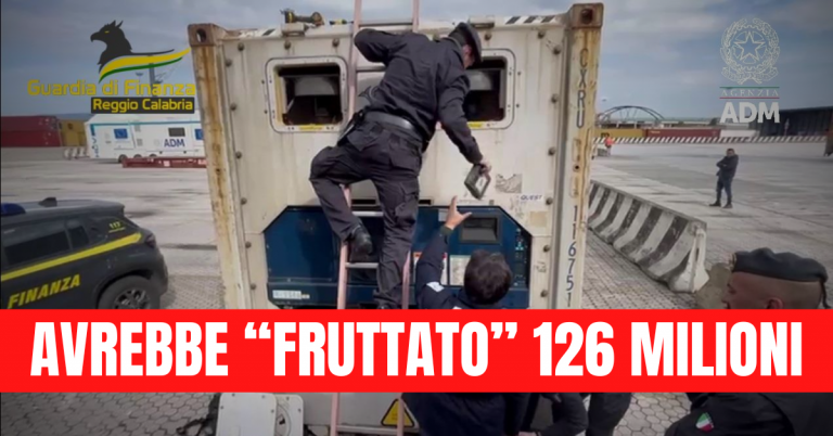 VIDEO-Operazione Gdf e Adm: sequestrati 788 chili di cocaina nel porto di Gioia Tauro