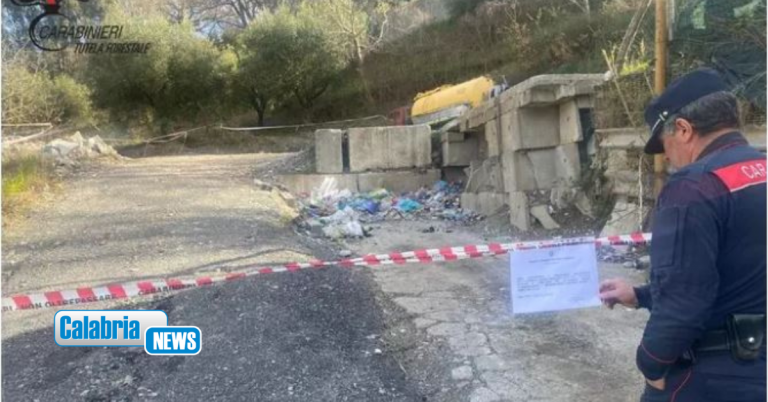 Sequestrata discarica abusiva rifiuti a Lago, denunciata ditta specializzata nella raccolta