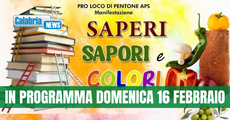 A Pentone “Saperi e Sapori e Colori”: itinerario enogastronomico, tra musica, racconti e degustazioni